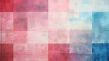 Abstract Background In The Colors Of The United States Flag. Distressed Faded Vintage Pink Red Texture, Classy Job Report Background Or Brochure, Labor Day Template, Digital Wallpaper, Generative Ai