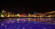 © hurricanehank - Panorama of Global Village park at night. Dubai, UAE - 5 February, 2020