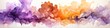 A painting of different colors on a white background. Abstract panoramic color banner.