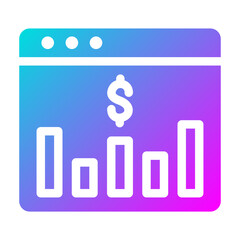 Sticker - Business Growth Icon