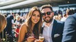 Guests enjoying Lexus Melbourne Cup Day at the 2018 Melbourne Cup Carnival.

