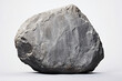 Angular stone with textured details on a white background