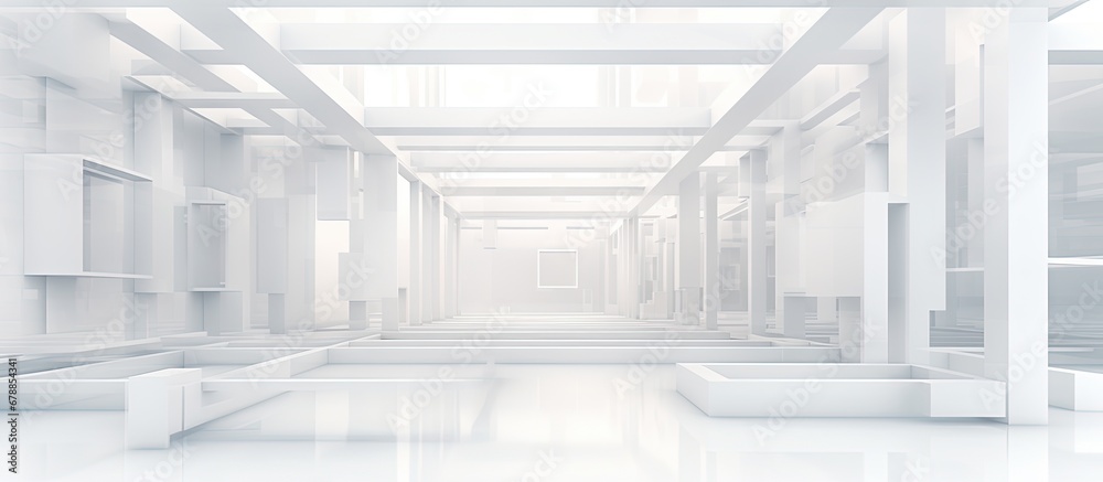 The abstract ai design of the background frame enhances the ...