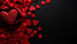 Romantic love hearts background for valentines day greeting cards and captivating photos