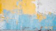 © JW Studio - Grunge yellow and blue background with texture of stucco