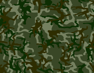 Full seamless military camouflage dark texture skin pattern vector for textile. Usable for Jacket Pants Shirt and Shorts. Dirty army camo masking design for hunting fabric print and wallpaper.