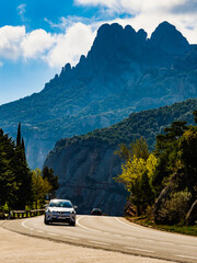 Poster - Mountain of Montserrat, Catalonia Spain.