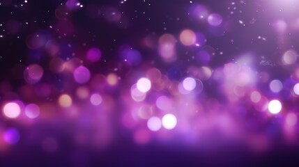 Purple Bokeh Background 