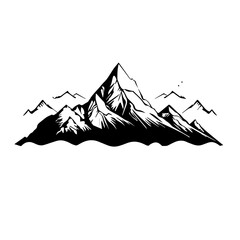 Canvas Print - Mountain Vector