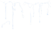A Digital Illustration Of Drool Or Slime Dripping On A Transparent Background. 