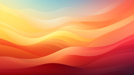 Wall Mural - red to yellow gradient background