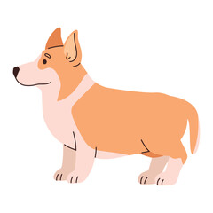 Sticker - dog welsh corgi