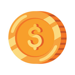 Poster - money coin design