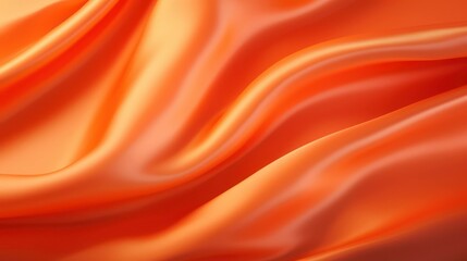 Opulent Orange Satin Fabric: A Luxurious and Shiny Texture