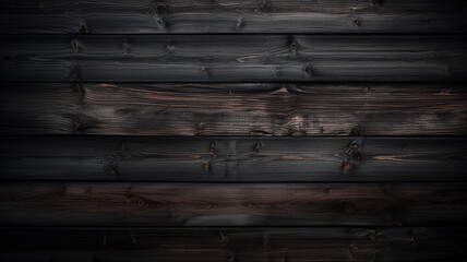 Canvas Print - Dark wooden texture and background.