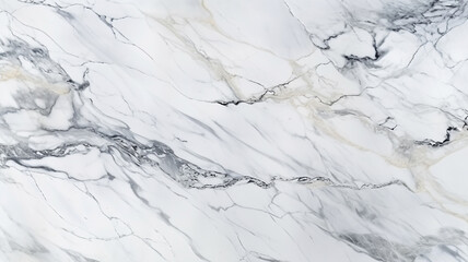 Canvas Print - texture and detail of a white and grey marble