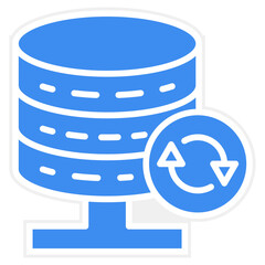 Sticker - Vector Design Database Backup Icon Style