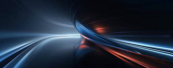 Poster - Abstract technology background. Ideal for neural network, cybersecurity, data stream, database, science, supercomputer, cloud computing, etc.