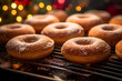 Baking Cinnamon Sugar Donut in the Oven, christmas season