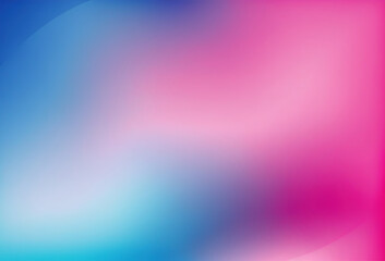 Wall Mural - Color gradient neon background. Blur bright pink blue glow smooth texture graphic design abstract art illustration with free space.