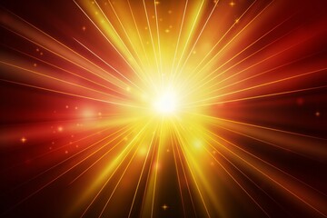 Wall Mural - Gold background with rays effects. Generative AI