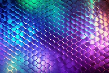 Wall Mural - Iridescent texture. Holographic background. Generative AI