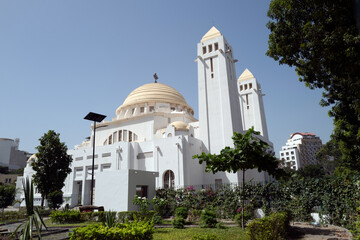 La cathédrale de Dakar au Sénégal en Afrique de l'ouest