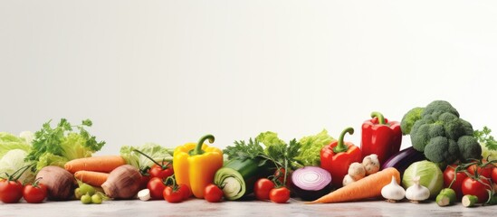  Healthy eating includes vegetables fruits and legumes Copy space image Place for adding text or design