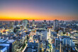 川崎駅前の都市夕景【神奈川県・川崎市】　
Sunset view of Kawasaki City - Kanagawa, Japan
