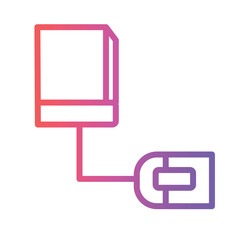 Poster - Online Learning Education Gradient Outline Icon