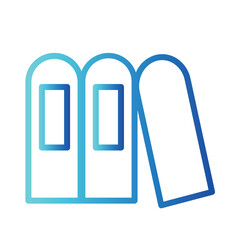 Poster - School Learning Study Gradient Outline Icon