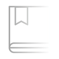 Poster - Learn Book Library Gradient Outline Icon