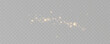 © blagorodez - Golden sequins glow with many lights. Glittering dust. Luxurious background of golden particles.