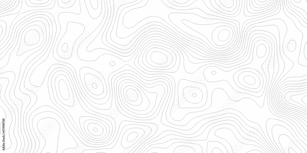 Seamless pattern wave lines Topographic map. Geographic mountain relief ...
