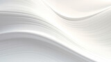 Fototapeta Perspektywa 3d - Luxury waves white shine abstract background.