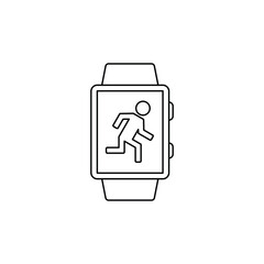 Poster - fitness smart watch smartwatch 
 icon vector 