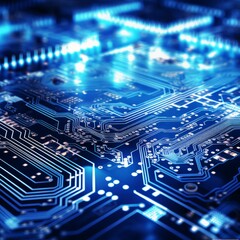 Aufkleber - Cybernetic circuit background