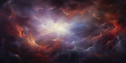 Wall Mural - Galaxy space cosmic decorative universe galaxy background in pink dark colors. Can be used for graphic or web design