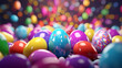 Beautiful colorful easter eggs pictures
