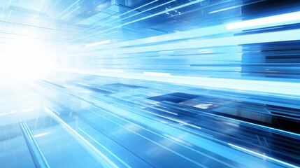 Poster - Futuristic technological lines. Dynamic background design
