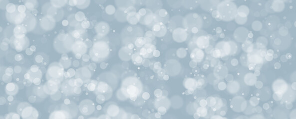 Wall Mural - Beautiful blurred white blue winter bokeh illustration background. 