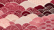 Japanese seamless pattern in oriental geometric traditional style Background generativ ai