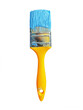 © Igor - Paint brush isolated on transparent free PNG background.