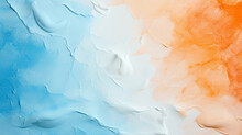 Soft Blue Brown Abstract Paint Background