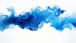 blue smoke cloud ink paint 3d rendered abstract art background wallpaper illustration