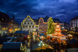 Weihnachtsmarkt in Weimar / Thüringen am Abend