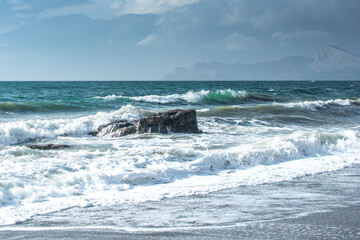 Canvas Print - Sea storm