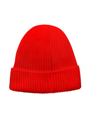 Wall Mural - red knit hat PNG transparent