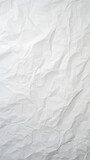 Fototapeta Sypialnia - White crumpled paper texture background for web site or mobile devices