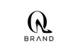 Letter Q with Women shoe, high heel logo